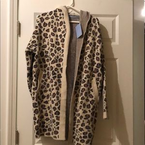 Leopard Print Cardigan